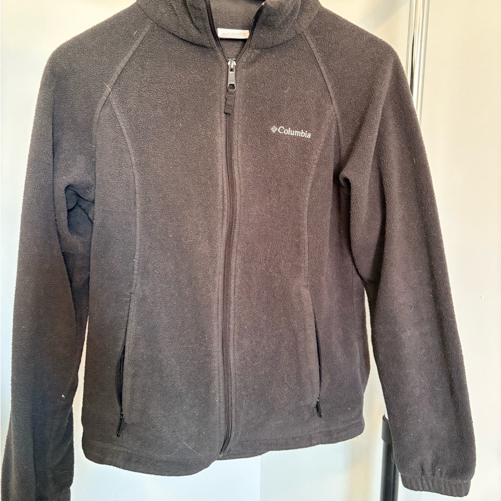 Columbia Black  Women's fleece zip